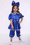 Дитячий карнавальний костюм Мальвіна для дівчаток 3-6 років, фото 2