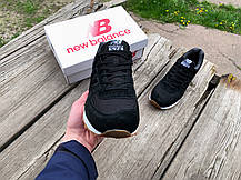Чоловічі кросівки New Balance 574 Black Brown чорні з коричневим, фото 5