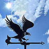 Флюгер Орел, флюгер на дах з металу 2 мм., фото 10