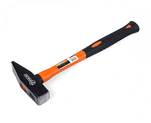 Молоток слюсарний 1000 г, Фібер, гумова рукоятка Полакс