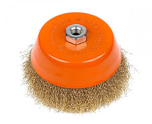 Щітка "Чашка", М14, гофр. дроту, 85мм Полакс
