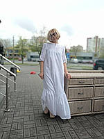 Біле плаття з прошви