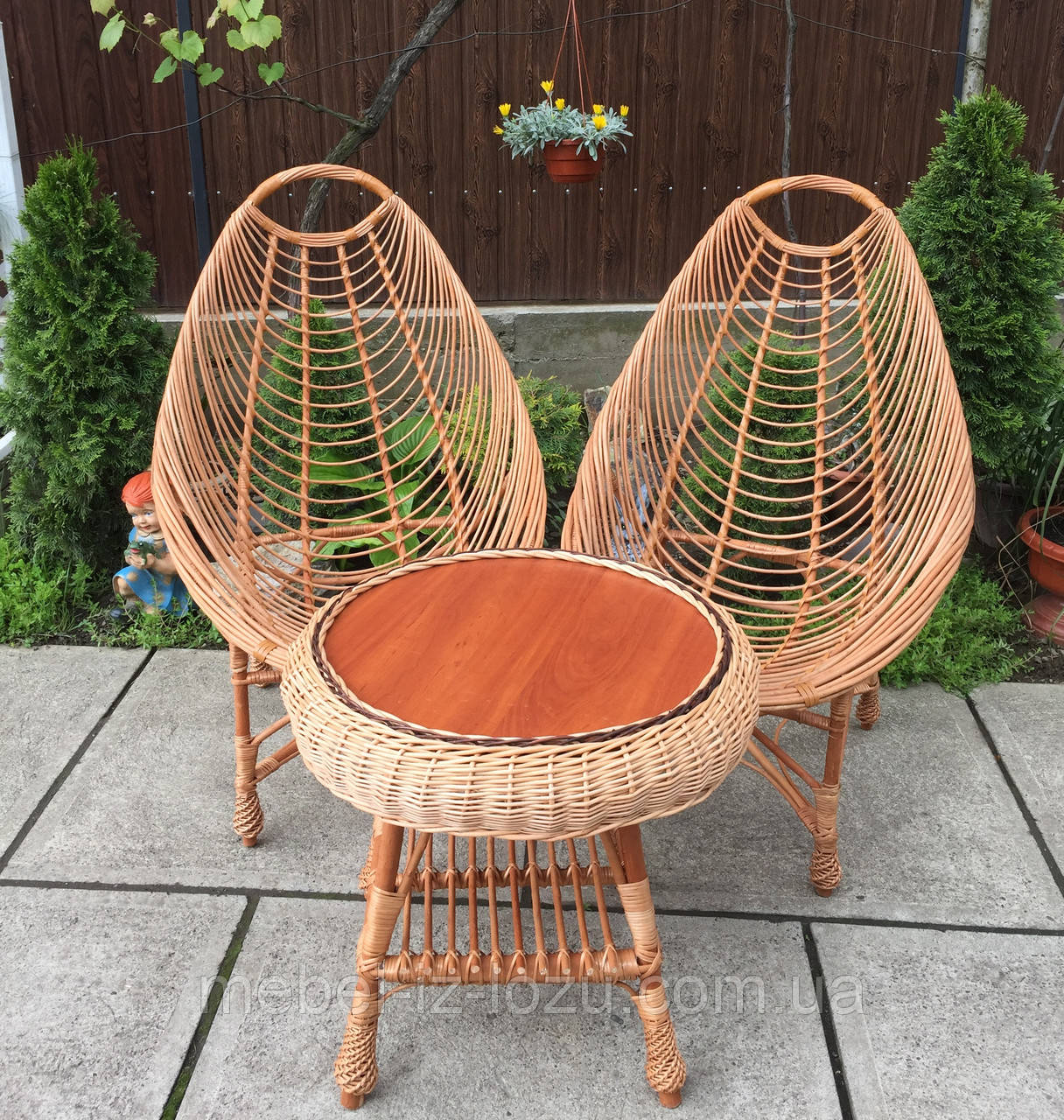 2 крісла "Відпочинкові" + круглий столик "Гриб", фото 1