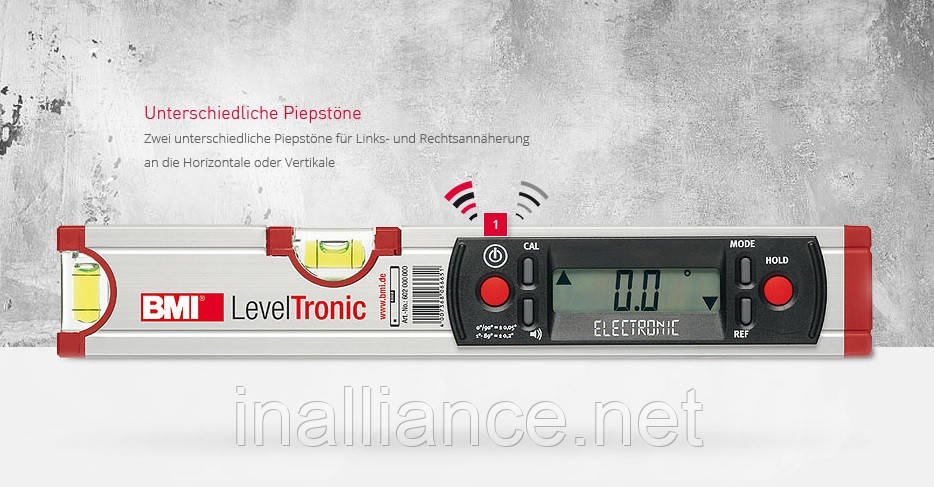 Цифровий електронний рівень професійний магнітний 60 см LevelTronic BMI 604060M