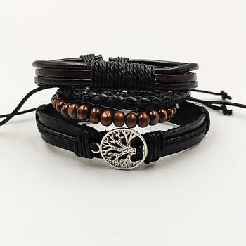 Браслет шкіряний вінтажний Type C