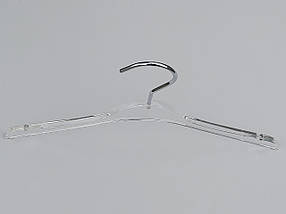 Довжина 40 див. Плічка серія Сristallo акрилові кришталево прозорі, Mainetti Group Італія, фото 2