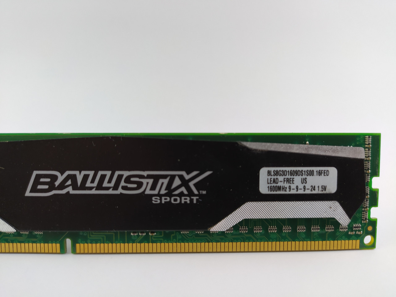 Оперативная память Crucial Ballistix Sport DDR3 8Gb 1600MHz PC3-12800U ...