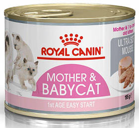 Royal Canin Babycat Instinctive Cans 0,195 кг мус для кошенят до 4 місяців