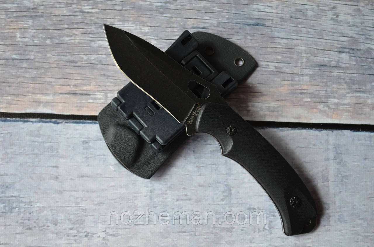 Нескладною ніж Ворон 2, для активного застосування з отвором під темляк, фото 1