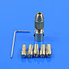 Цанговий патрон №5 + 5 цан г 0,5-3,2 мм на вал 5,0 мм для міні електро дриль дремель Dremel, фото 2