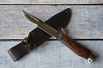Мисливський ніж Фінка, з шкіряним чохлом в комплекті, відмінний подарунок чоловікові