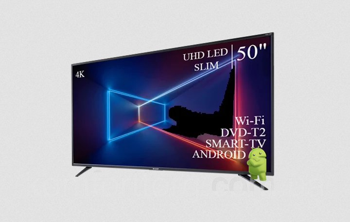 Сучасний Телевізор Sharp 50" Smart-TV ULTRA HD T2 USB Гарантія 1 РІК!