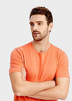 Чоловіча футболка Бангладеш оригінал Супер Якість caual базова U-V виріз Лососева, S