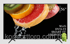 Сучасний Телевізор Hisense 56" Smart-TV ULTRA HD T2 USB Гарантія 1 РІК!