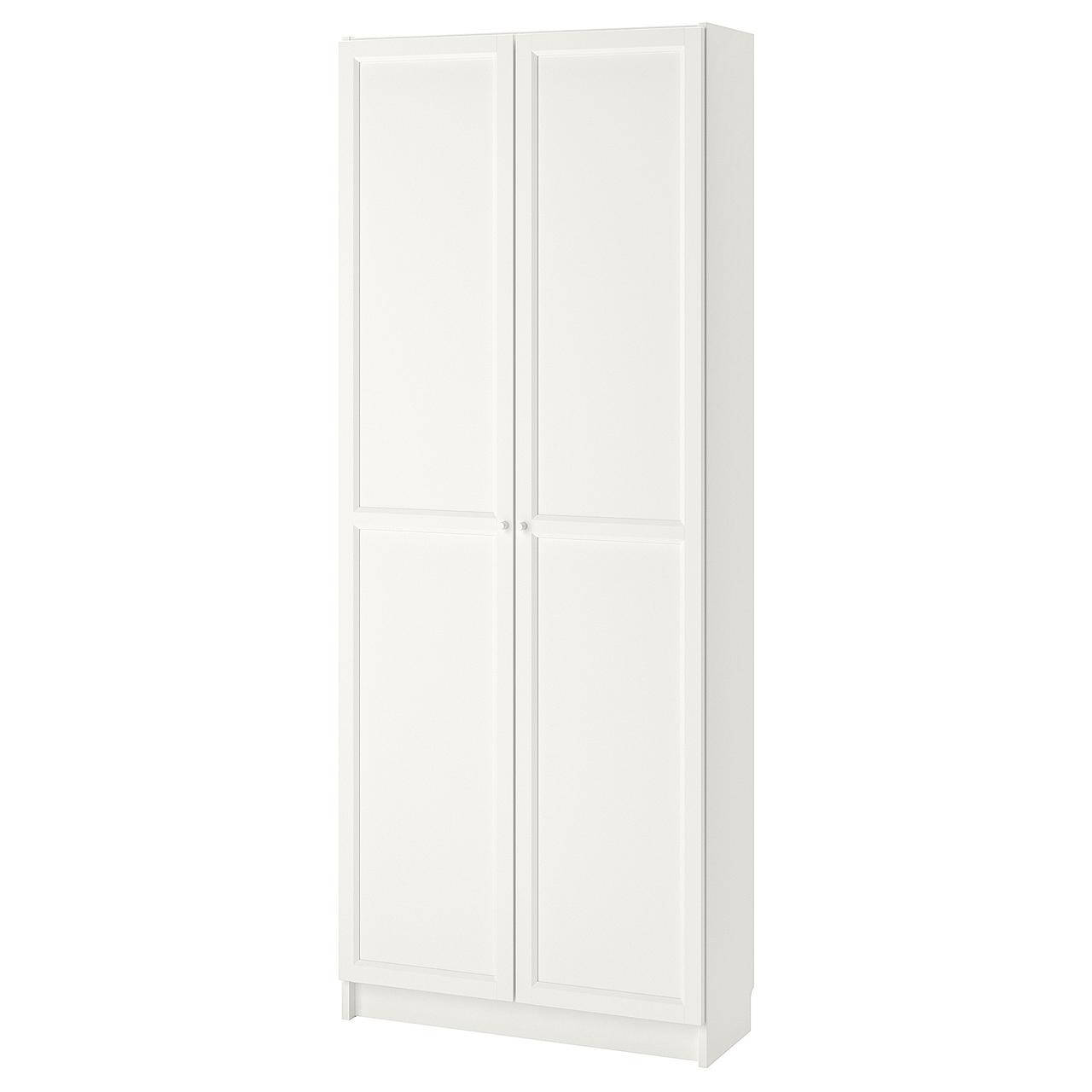 

IKEA BILLY Книжный шкаф с дверями, белый (792.873.58)