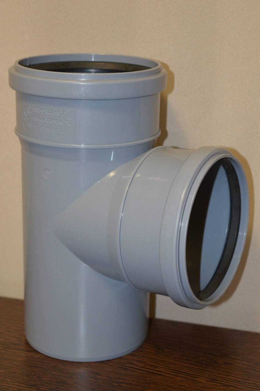 

Тройник канализационный 110*110*90 ЕВРОПЛАСТ