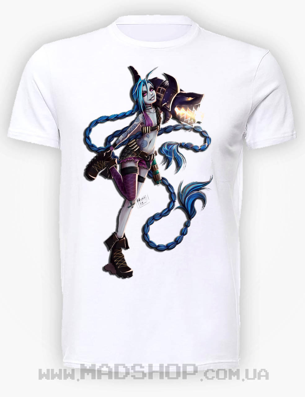 

Футболка Лига Легенд League of Legends Girl Jinx.275