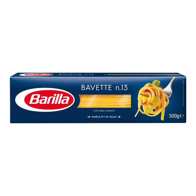 

Макароны спагетти BARILLA Bavette №13 500г, 24шт/ящ