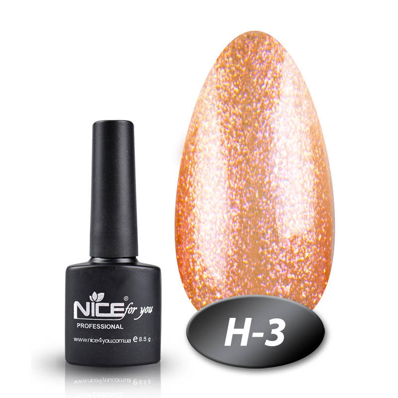 

Гель лак Nice for you Н-03 розовое золото 8,5 мл