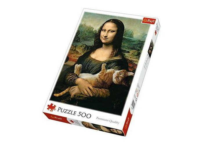 

Настольная игра Trefl Пазл Мона Лиза с котом, Роб Дэй, 500 эл. (37294)