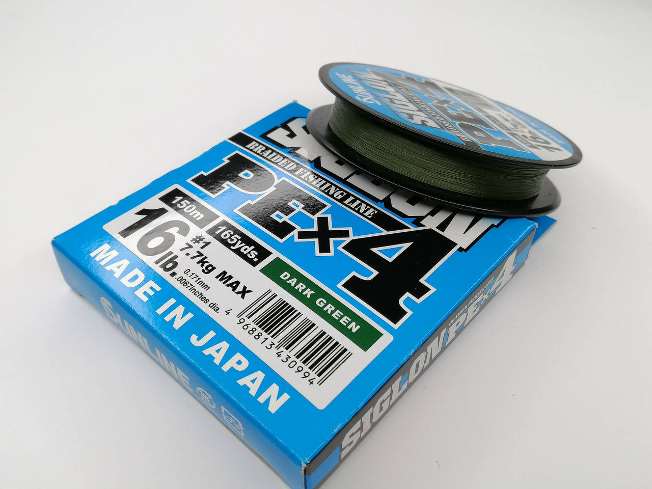 

Шнур Sunline Siglon PE х4 150m (темн.зел.) #1.0/0.171 mm 16lb/7.7 kg, Темно-зеленый