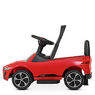 Каталка Толокар з мотором Bambi Racer M 4461-3 червоний Ягуар з магнітолою світлом і зарядкою, фото 5