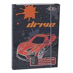 Папка для зошитів ZB.14962 DRIVE, картонна на гумках В5+ (175х240х25мм)