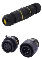 Роз'єм (вилка-розетка). На корпус. M684-С 4pin