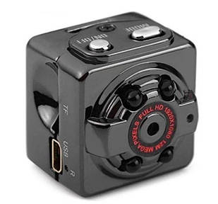Міні камера відеореєстратор SQ8 HD 1080p з датчиком руху і нічним баченням
