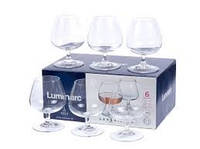 Luminarc N1480 набор бокалов для бренди Versailles 6шт 410мл