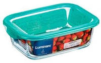Luminarc P5519 контейнер Keep'N' прямокутний з блакитною кришкою 380мл