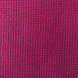 Вафельна тканина бордова однотонна, ширина 150 см, фото 2