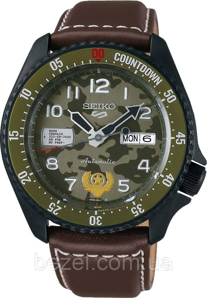 Чоловічий годинник SEIKO 5 x STREET FIGHTER V Guile Limited Edition SRPF21K1 SRPF21K SRPF21