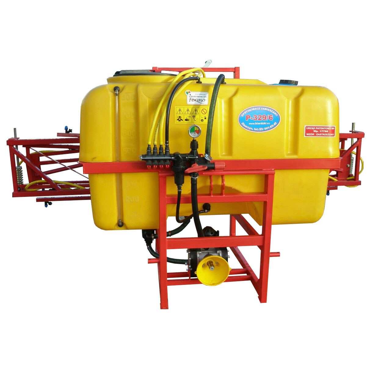 Обприскувач навісний [Polmark Bent] 800л./14м. Польща, фото 1