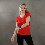 Жіноча футболка з V-подібним вирізом, фото 4