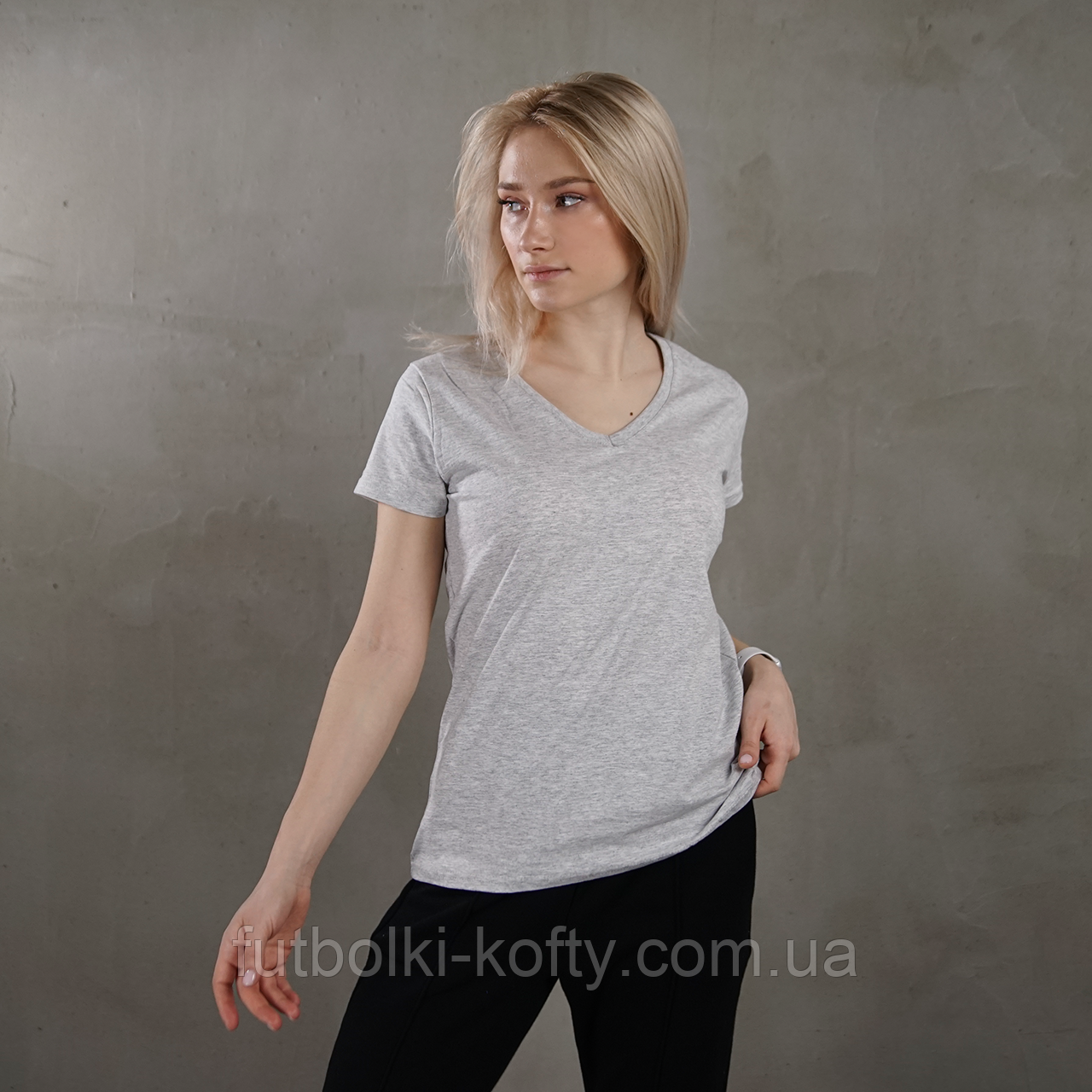 Жіноча футболка з V-подібним вирізом V-neck Lady-Fit 0613980, фото 1