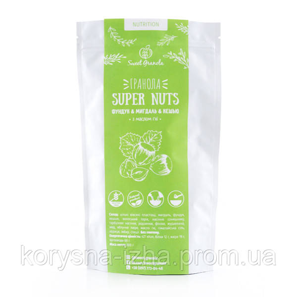 Гранола «Super Nuts NUTRITION», 300 г