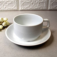 Фарфоровая чайная пара HLS Horeca Чашка 250 мл + блюдце
