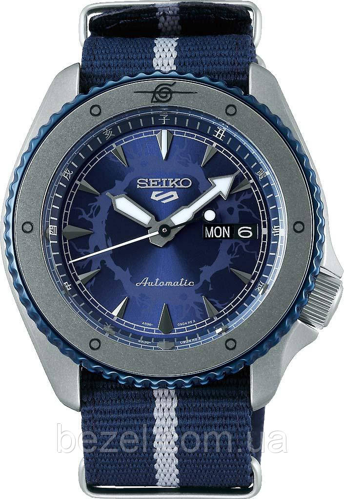 Чоловічий годинник SEIKO 5 Naruto & Boruto Sasuke Uchiha Limited Edition SRPF69K1 SRPF69K SRPF69