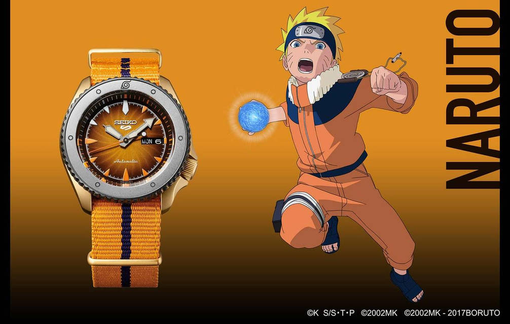 Чоловічий годинник SEIKO 5 Naruto & Boruto Sasuke NARUTO Limited