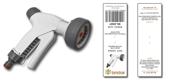 Пістолет MULTI SPRAY, WHITE LINE, WL-EN4T