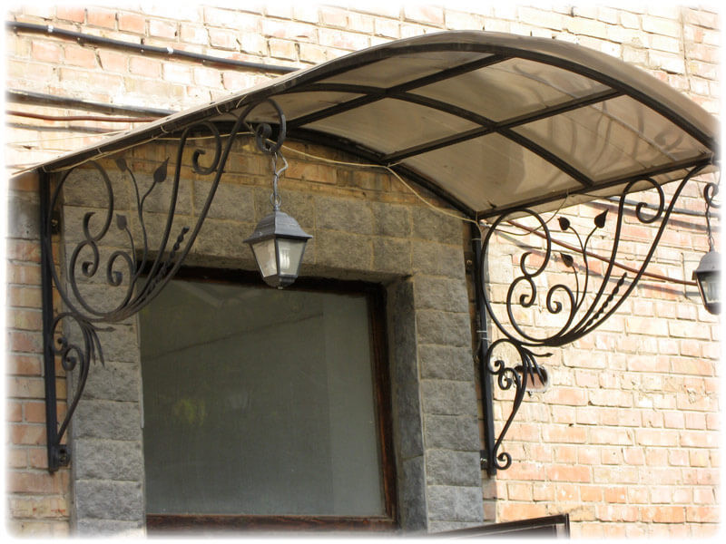 Навіс для авто з металу