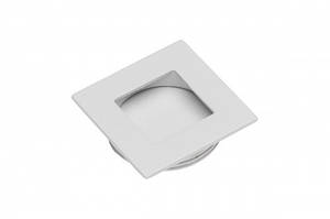 Ручка врізна GTV B226 квадрат, d 35 Білий