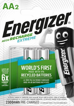 Акумулятор Energizer AA 2300 mAh Pre-Ch PowerPlus BL2 Ni-MH / Японія 7638900416886