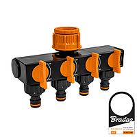 Розподільник з 4 кранами, РВ 1", ECO-PWB3033