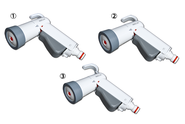 Пістолет для поливу багаторежимний QUICK MINI, WHITE LINE, WL-EN2T