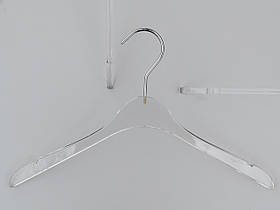 Довжина 39 см. Плічка серія Сristallo акрилові кришталево прозорі, Mainetti Group Італія