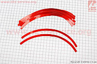 Наклейка светоотражающая на 2 диска колеса 12" к-кт КРАСНЫЙ (502396)