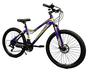 Велосипед Unicorn - smart rider 24" размер рамы 15" фиолетовый