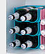 Стелаж для зберігання напоїв в холодильнику Синій, фото 2